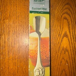 Elegant Silver Sugar Spoon by